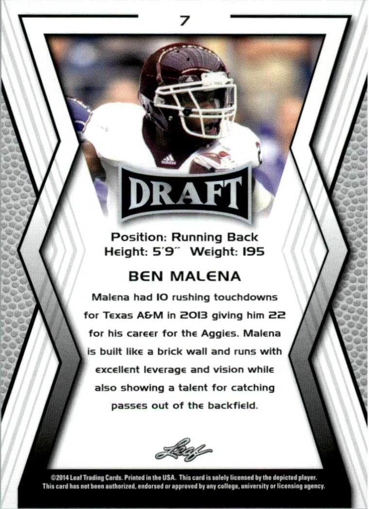 A9721- 2014 Leaf Draft FB Card #s 1-100 +Inserts -You Pick- 15+ FREE US SHIP - Picture 13 of 293