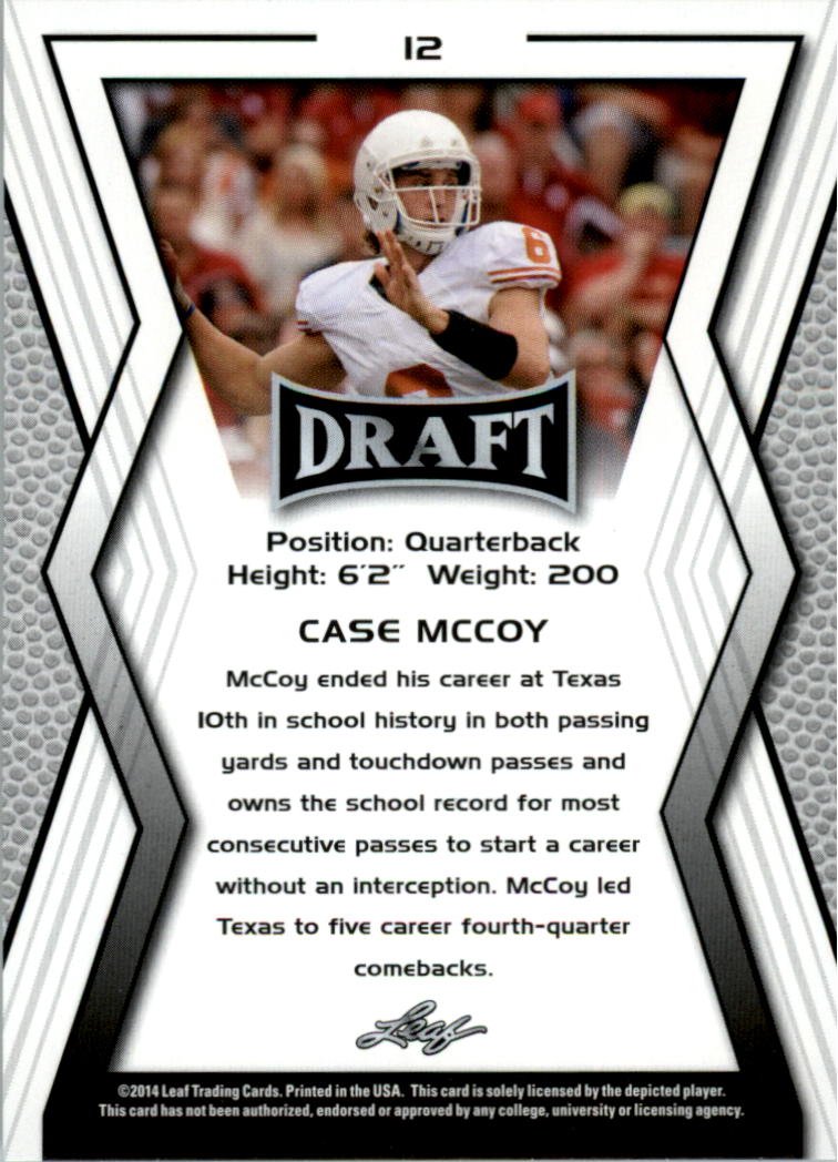 A9721- 2014 Leaf Draft FB Card #s 1-100 +Inserts -You Pick- 15+ FREE US SHIP - Picture 23 of 293