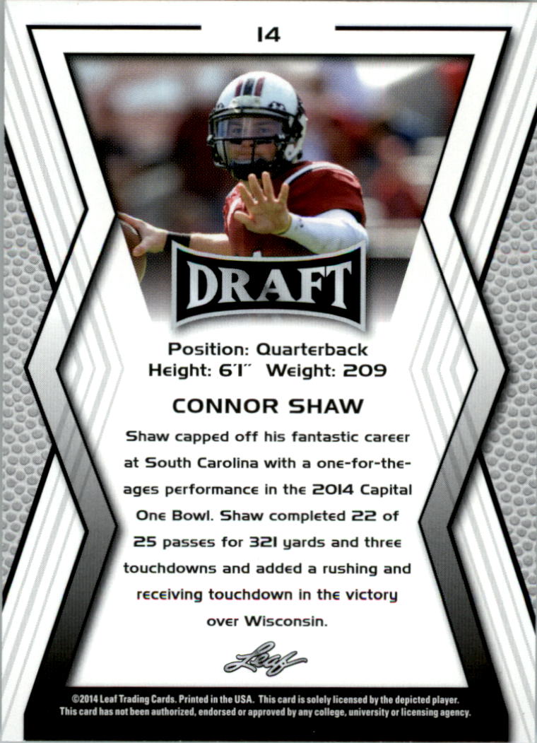 A9721- 2014 Leaf Draft FB Card #s 1-100 +Inserts -You Pick- 15+ FREE US SHIP - Picture 27 of 293