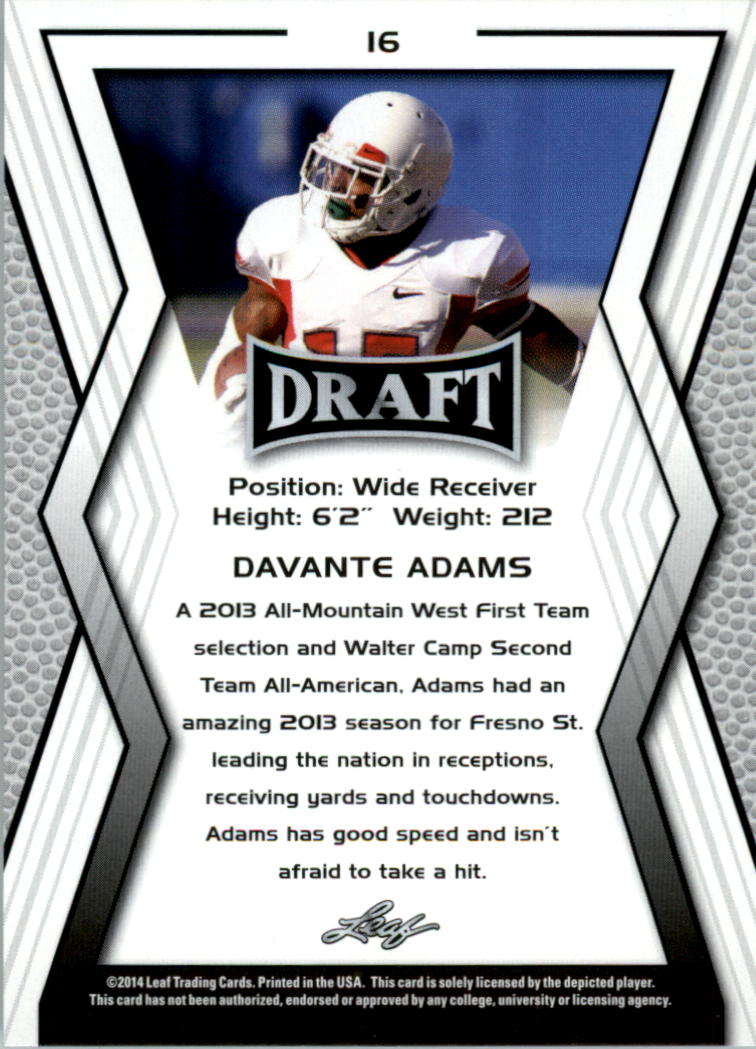 A9721- 2014 Leaf Draft FB Card #s 1-100 +Inserts -You Pick- 15+ FREE US SHIP - Picture 31 of 293