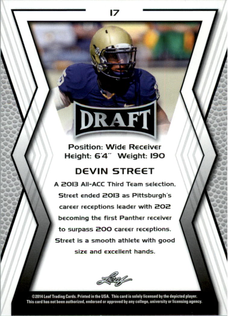 A9721- 2014 Leaf Draft FB Card #s 1-100 +Inserts -You Pick- 15+ FREE US SHIP - Picture 33 of 293