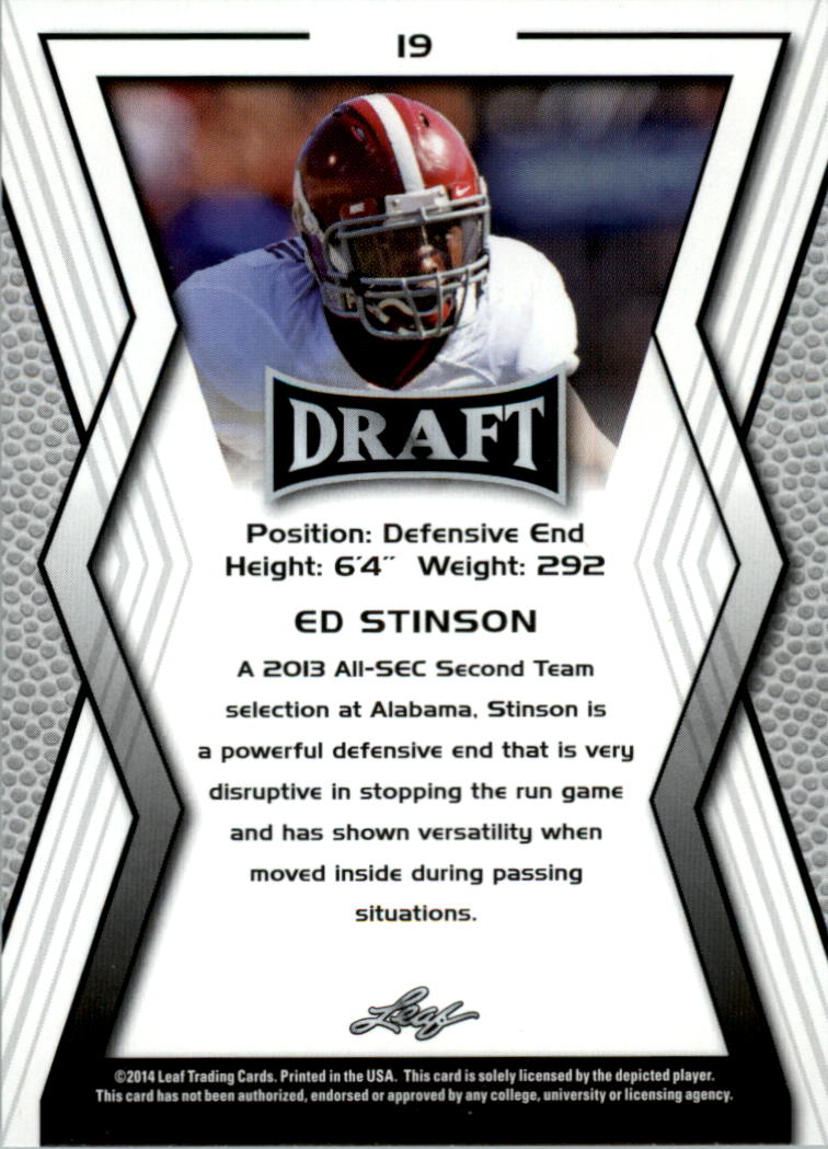 A9721- 2014 Leaf Draft FB Card #s 1-100 +Inserts -You Pick- 15+ FREE US SHIP - Picture 37 of 293