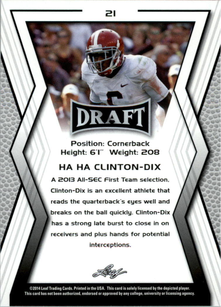 A9721- 2014 Leaf Draft FB Card #s 1-100 +Inserts -You Pick- 15+ FREE US SHIP - Picture 41 of 293