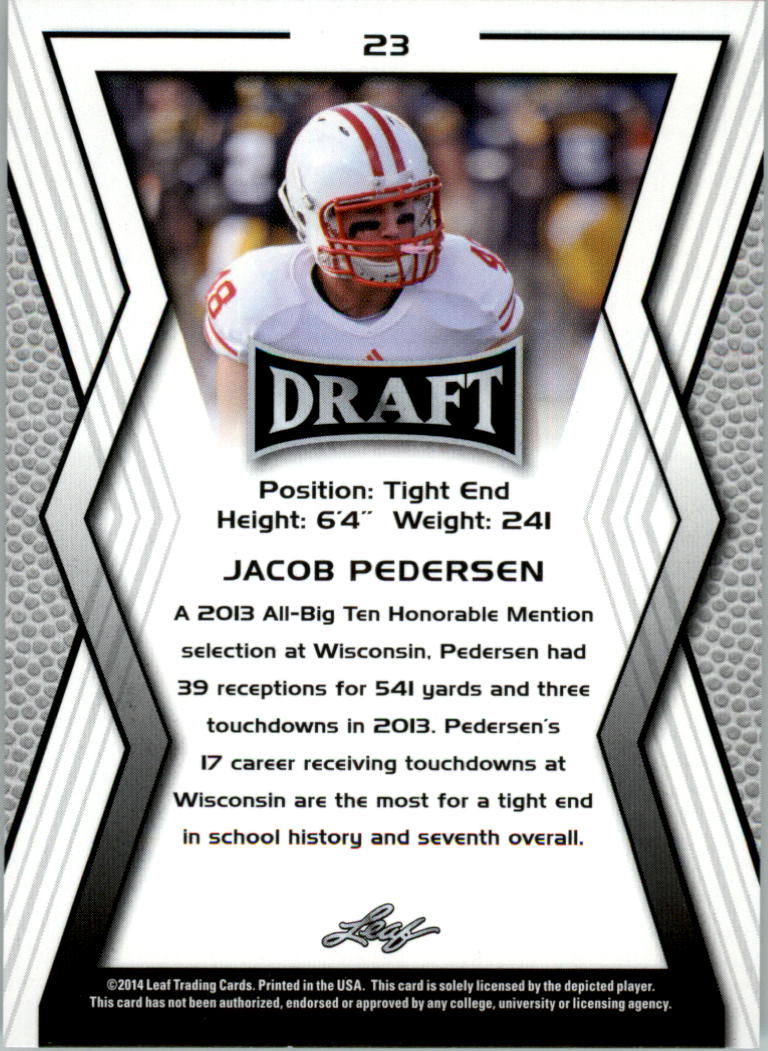 A9721- 2014 Leaf Draft FB Card #s 1-100 +Inserts -You Pick- 15+ FREE US SHIP - Picture 45 of 293