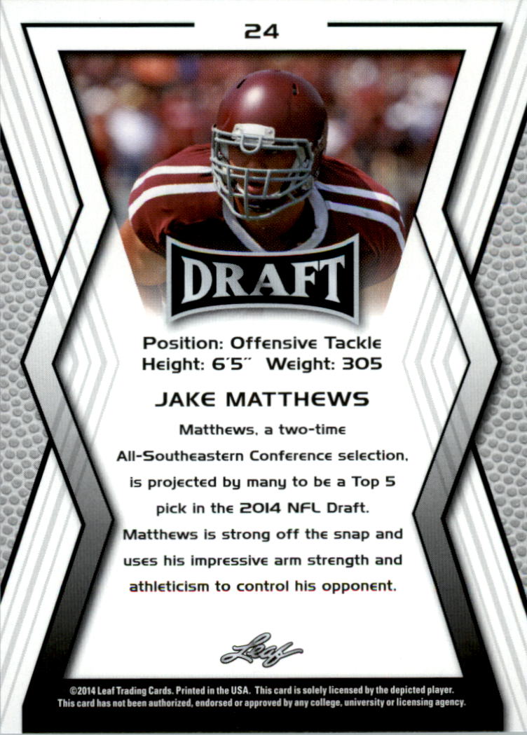 A9721- 2014 Leaf Draft FB Card #s 1-100 +Inserts -You Pick- 15+ FREE US SHIP - Picture 47 of 293