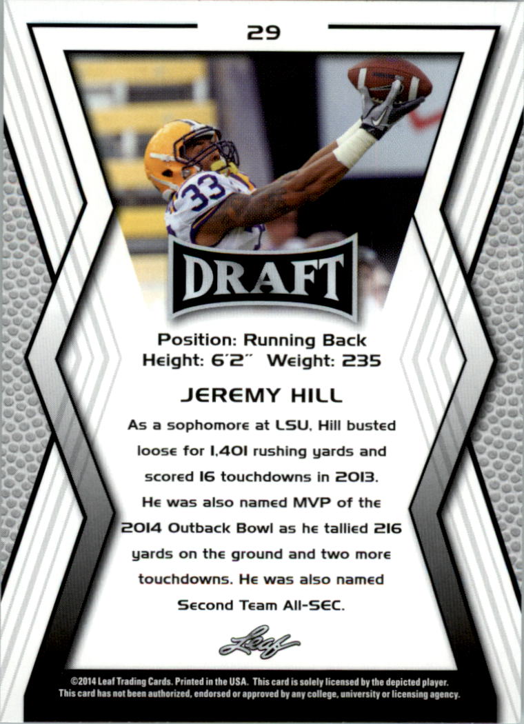 A9721- 2014 Leaf Draft FB Card #s 1-100 +Inserts -You Pick- 15+ FREE US SHIP - Picture 57 of 293