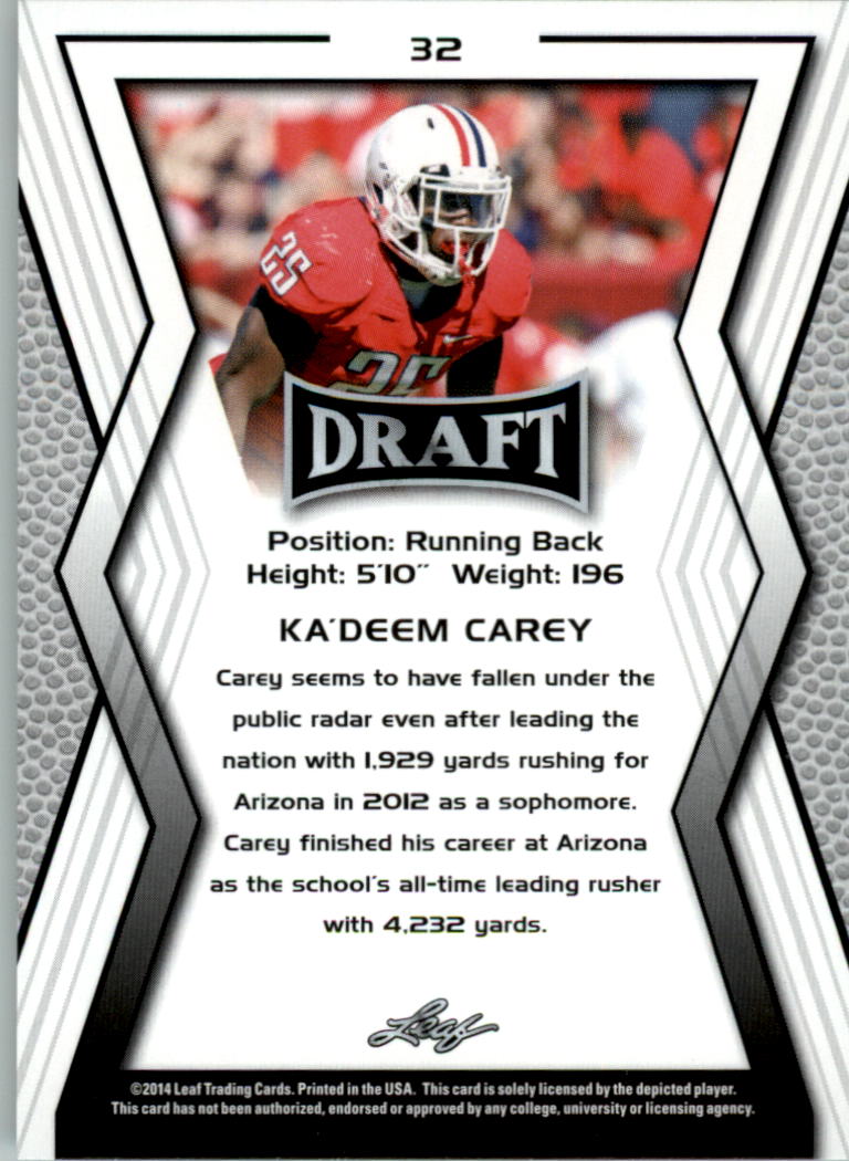 A9721- 2014 Leaf Draft FB Card #s 1-100 +Inserts -You Pick- 15+ FREE US SHIP - Picture 63 of 293