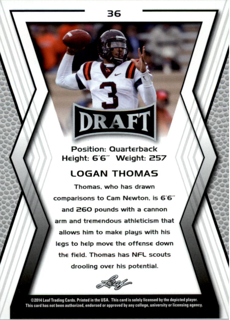 A9721- 2014 Leaf Draft FB Card #s 1-100 +Inserts -You Pick- 15+ FREE US SHIP - Picture 69 of 293