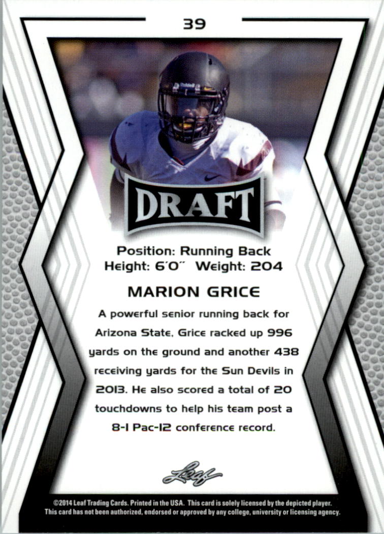 A9721- 2014 Leaf Draft FB Card #s 1-100 +Inserts -You Pick- 15+ FREE US SHIP - Picture 75 of 293