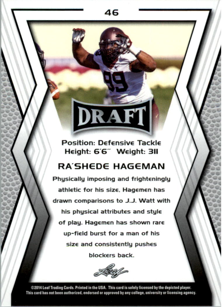 A9721- 2014 Leaf Draft FB Card #s 1-100 +Inserts -You Pick- 15+ FREE US SHIP - Picture 83 of 293