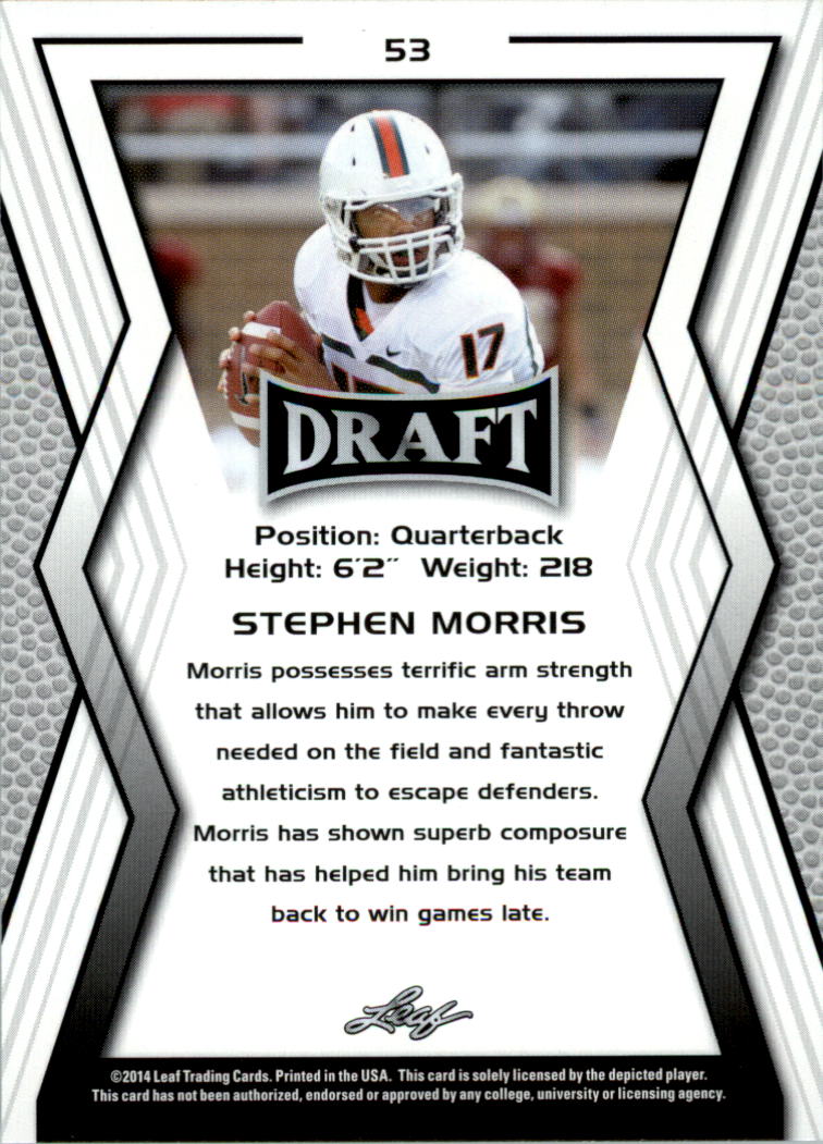 A9721- 2014 Leaf Draft FB Card #s 1-100 +Inserts -You Pick- 15+ FREE US SHIP - Picture 97 of 293