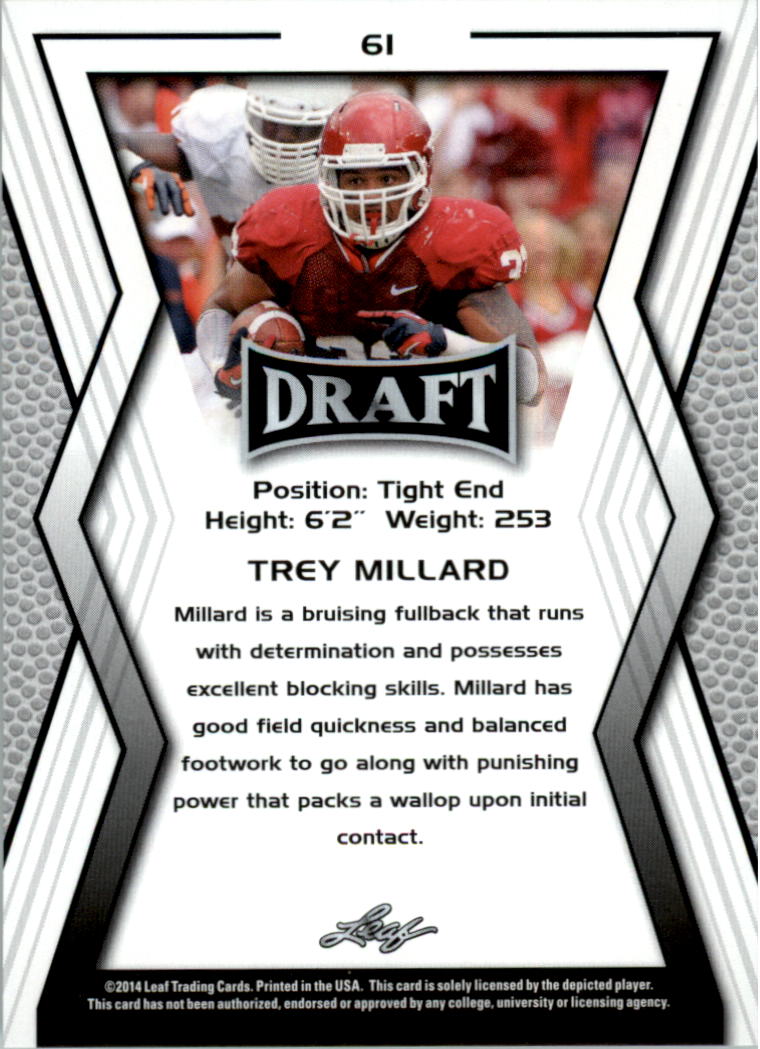 A9721- 2014 Leaf Draft FB Card #s 1-100 +Inserts -You Pick- 15+ FREE US SHIP - Picture 113 of 293