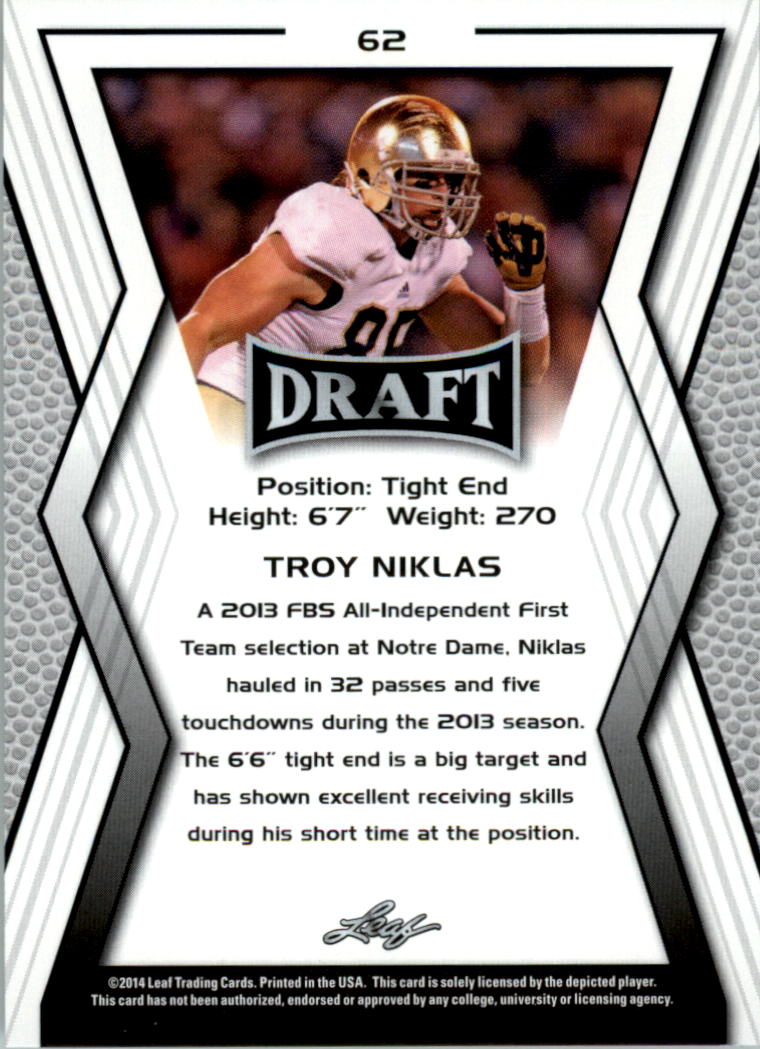 A9721- 2014 Leaf Draft FB Card #s 1-100 +Inserts -You Pick- 15+ FREE US SHIP - Picture 115 of 293