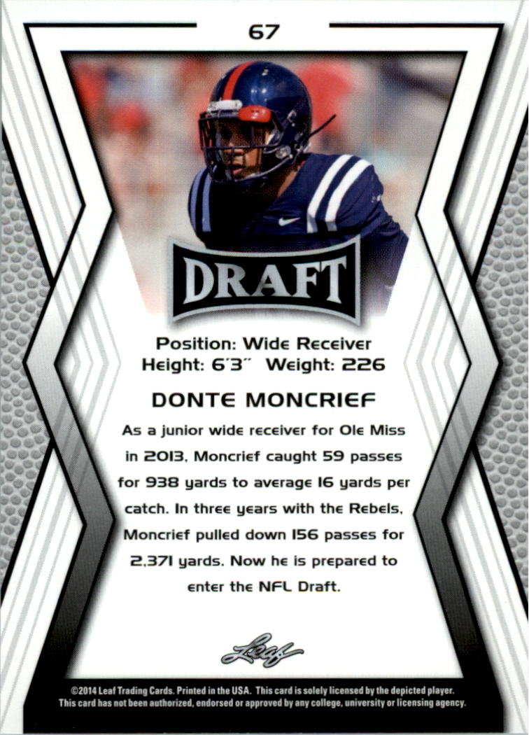A9721- 2014 Leaf Draft FB Card #s 1-100 +Inserts -You Pick- 15+ FREE US SHIP - Picture 125 of 293