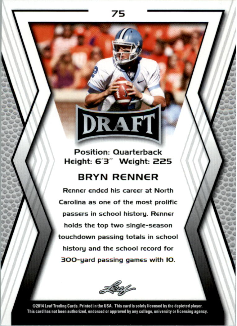 A9721- 2014 Leaf Draft FB Card #s 1-100 +Inserts -You Pick- 15+ FREE US SHIP - Picture 141 of 293