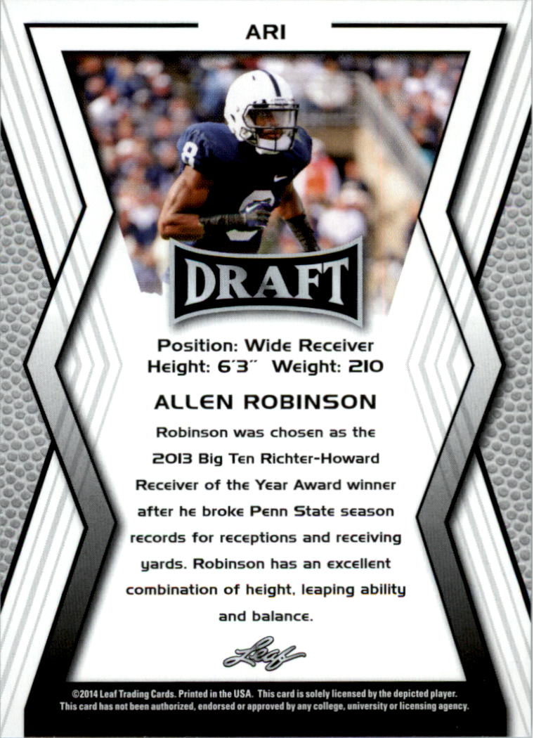 A9721- 2014 Leaf Draft FB Card #s 1-100 +Inserts -You Pick- 15+ FREE US SHIP - Picture 171 of 293