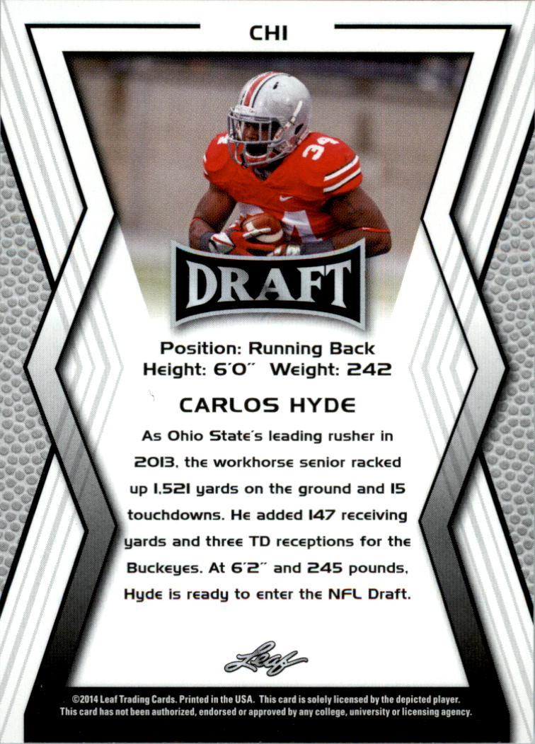 A9721- 2014 Leaf Draft FB Card #s 1-100 +Inserts -You Pick- 15+ FREE US SHIP - Picture 173 of 293
