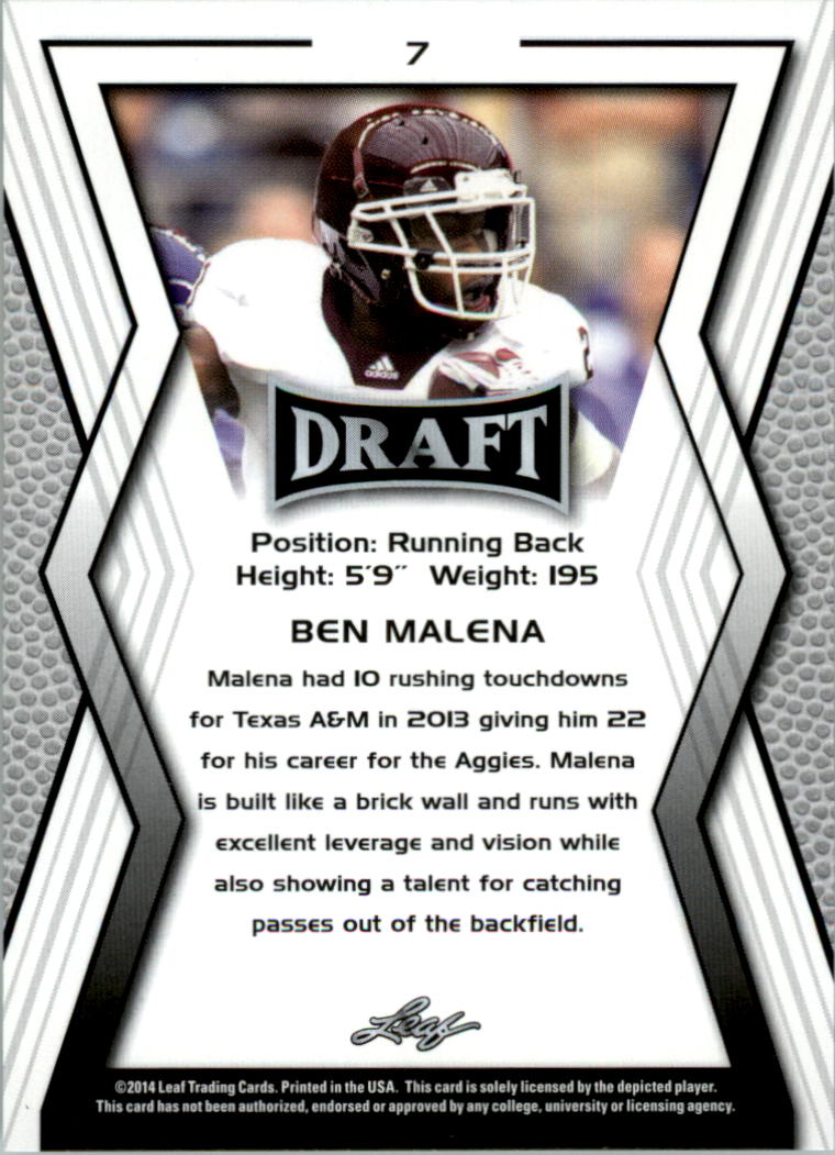 A9721- 2014 Leaf Draft FB Card #s 1-100 +Inserts -You Pick- 15+ FREE US SHIP - Picture 191 of 293