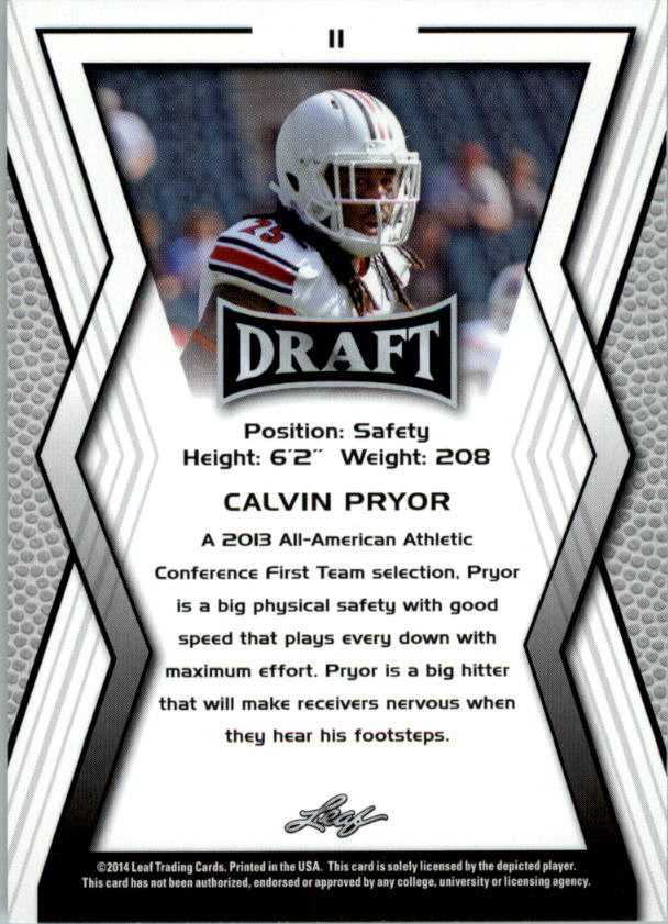 A9721- 2014 Leaf Draft FB Card #s 1-100 +Inserts -You Pick- 15+ FREE US SHIP - Picture 197 of 293