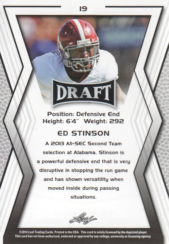 A9721- 2014 Leaf Draft FB Card #s 1-100 +Inserts -You Pick- 15+ FREE US SHIP - Picture 205 of 293