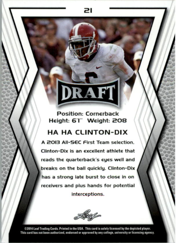 A9721- 2014 Leaf Draft FB Card #s 1-100 +Inserts -You Pick- 15+ FREE US SHIP - Picture 207 of 293