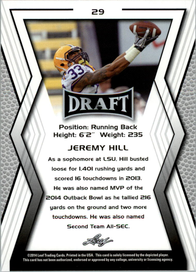 A9721- 2014 Leaf Draft FB Card #s 1-100 +Inserts -You Pick- 15+ FREE US SHIP - Picture 215 of 293