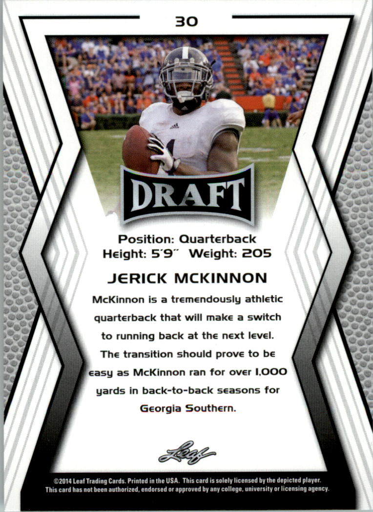 A9721- 2014 Leaf Draft FB Card #s 1-100 +Inserts -You Pick- 15+ FREE US SHIP - Picture 217 of 293
