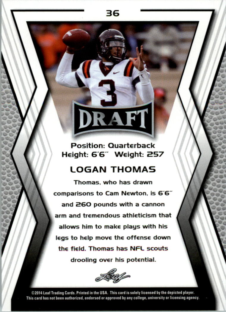 A9721- 2014 Leaf Draft FB Card #s 1-100 +Inserts -You Pick- 15+ FREE US SHIP - Picture 225 of 293