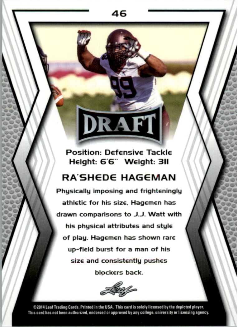 A9721- 2014 Leaf Draft FB Card #s 1-100 +Inserts -You Pick- 15+ FREE US SHIP - Picture 235 of 293