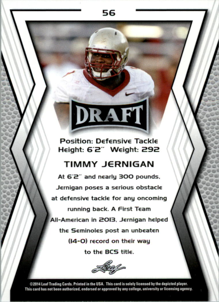 A9721- 2014 Leaf Draft FB Card #s 1-100 +Inserts -You Pick- 15+ FREE US SHIP - Picture 245 of 293