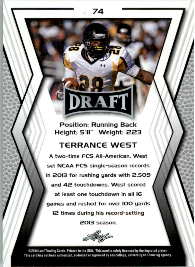 A9721- 2014 Leaf Draft FB Card #s 1-100 +Inserts -You Pick- 15+ FREE US SHIP - Picture 271 of 293