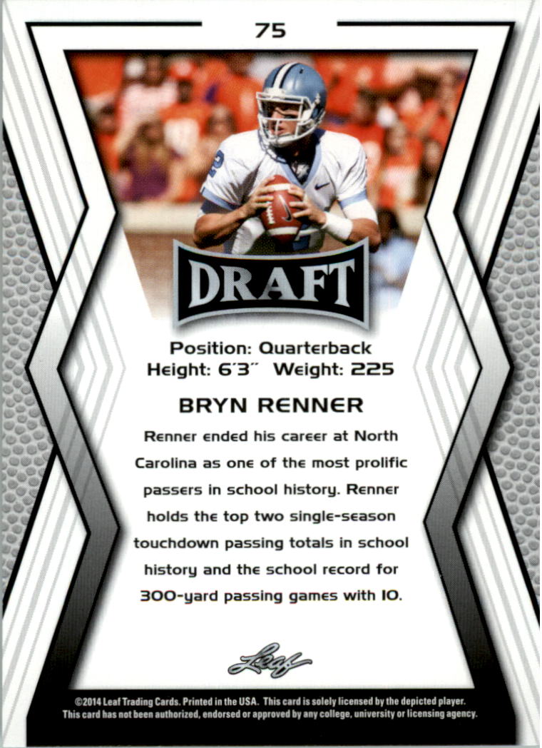 A9721- 2014 Leaf Draft FB Card #s 1-100 +Inserts -You Pick- 15+ FREE US SHIP - Picture 273 of 293