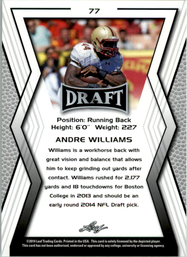 A9721- 2014 Leaf Draft FB Card #s 1-100 +Inserts -You Pick- 15+ FREE US SHIP - Picture 277 of 293
