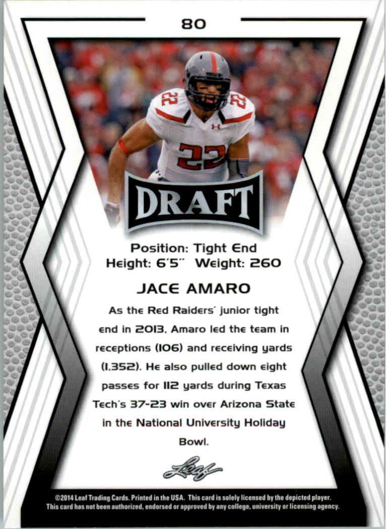 A9721- 2014 Leaf Draft FB Card #s 1-100 +Inserts -You Pick- 15+ FREE US SHIP - Picture 281 of 293
