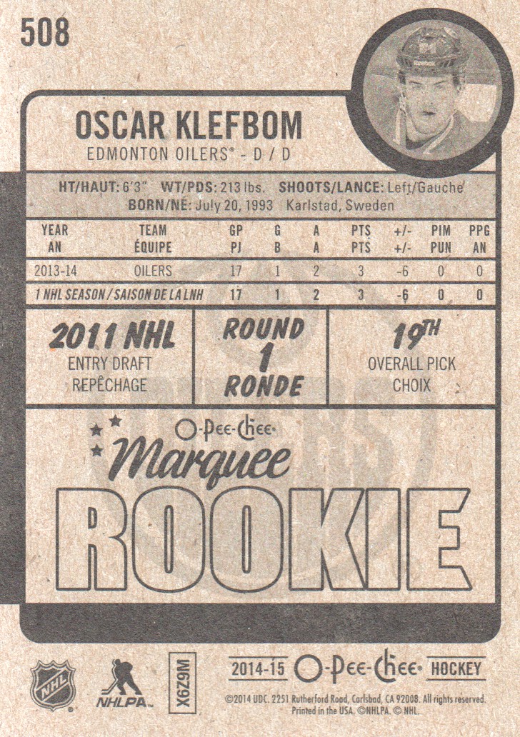 2014-15 O-Pee-Chee Hockey Rookie Card RC Singles - You Choose - Bild 14 von 92