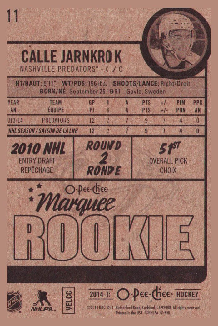 2014-15 O-Pee-Chee Hockey Rookie Card RC Singles - You Choose - Bild 20 von 92