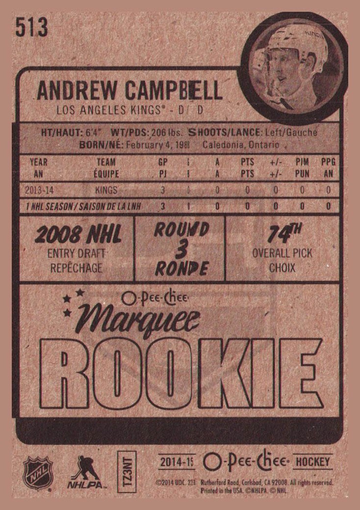 2014-15 O-Pee-Chee Hockey Rookie Card RC Singles - You Choose - Bild 24 von 92