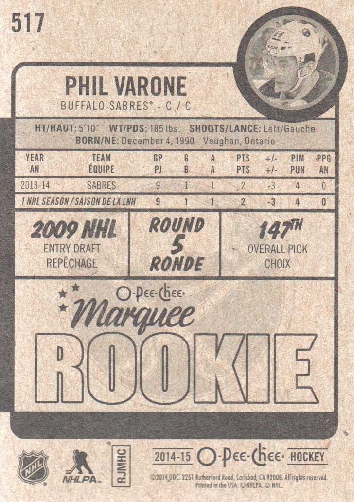 2014-15 O-Pee-Chee Hockey Rookie Card RC Singles - You Choose - Bild 30 von 92