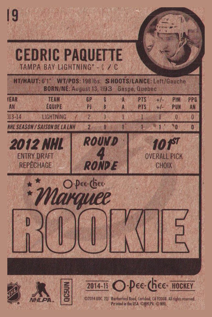 2014-15 O-Pee-Chee Hockey Rookie Card RC Singles - You Choose - Bild 34 von 92