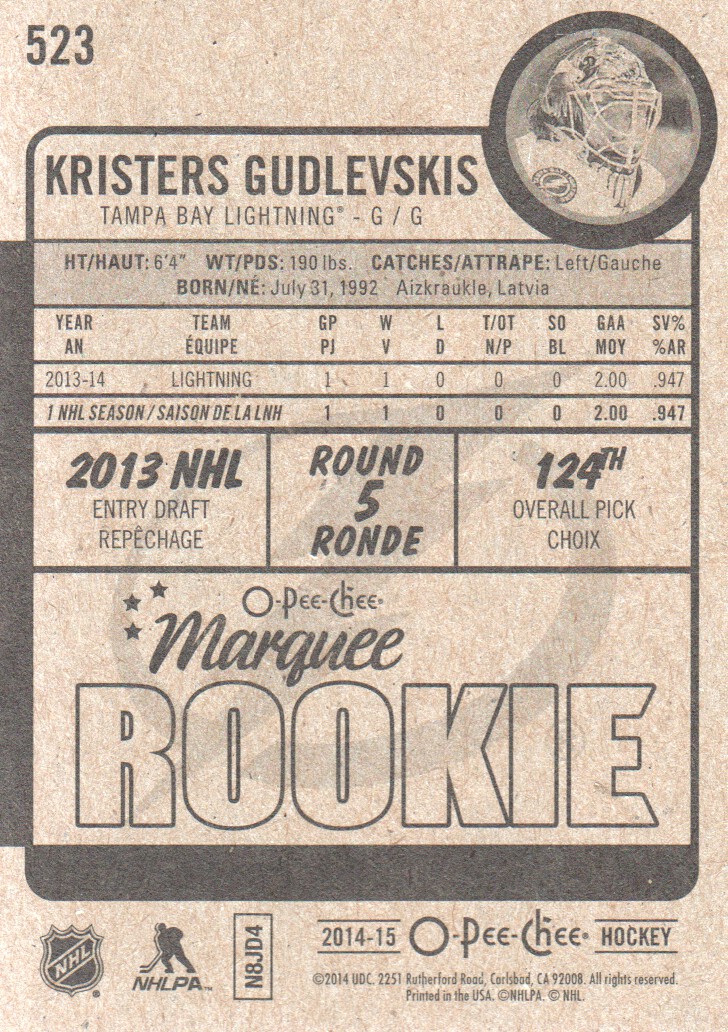 2014-15 O-Pee-Chee Hockey Rookie Card RC Singles - You Choose - Bild 42 von 92