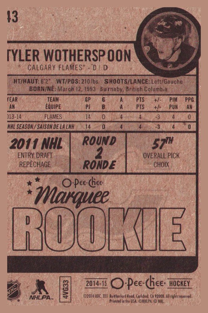 2014-15 O-Pee-Chee Hockey Rookie Card RC Singles - You Choose - Bild 80 von 92