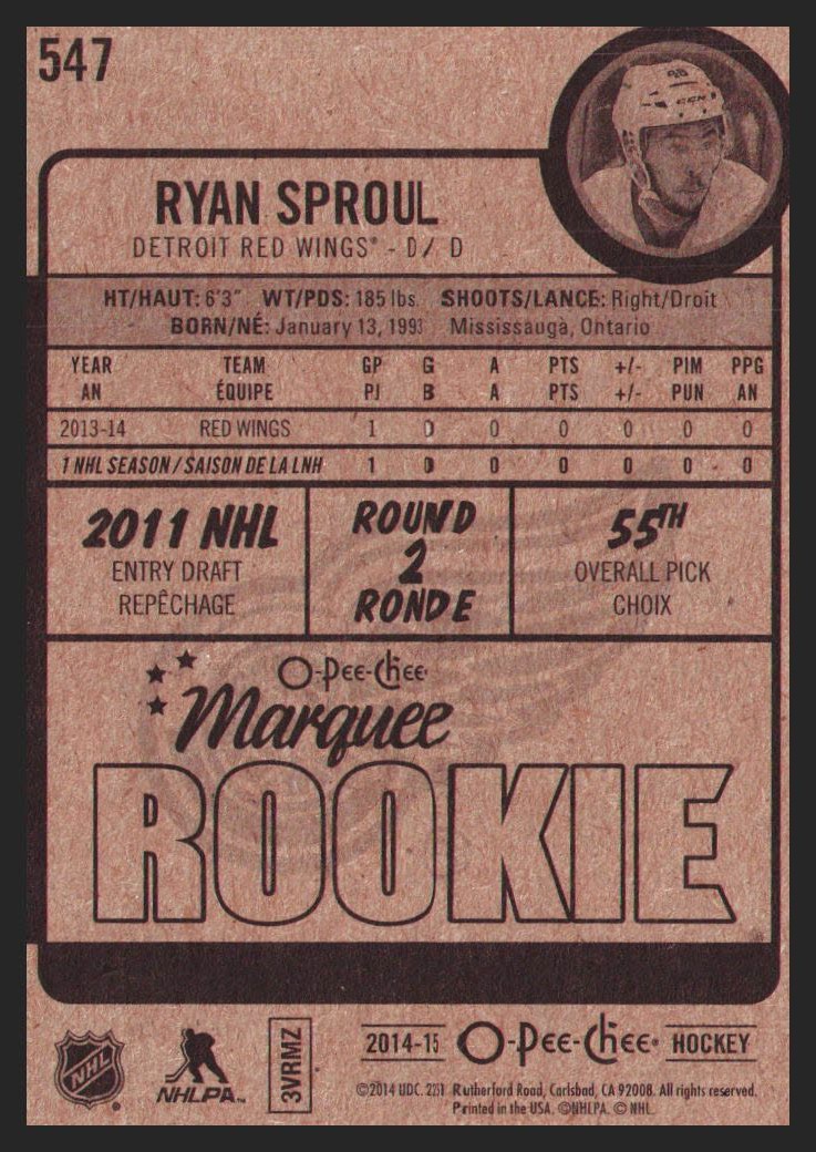 2014-15 O-Pee-Chee Hockey Rookie Card RC Singles - You Choose - Bild 86 von 92
