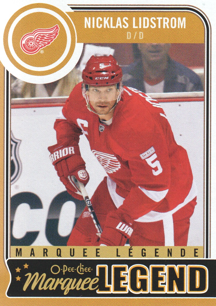 2014-15 O-Pee-Chee #580 Nicklas Lidstrom