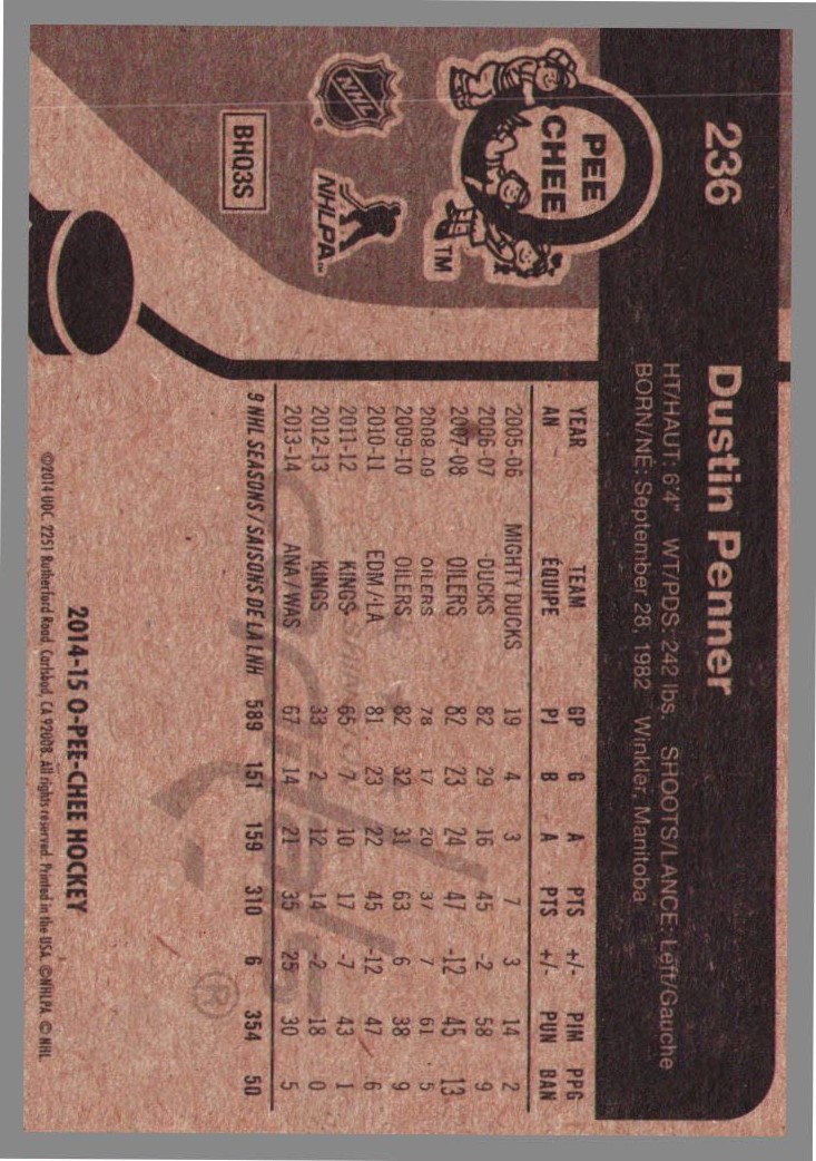 A4899- 2014-15 O-Pee-Chee Hk Retro Card #s 129-387 -You Pick- 15+ FREE US SHIP - Picture 193 of 447