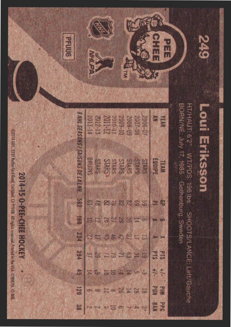 A4899- 2014-15 O-Pee-Chee Hk Retro Card #s 129-387 -You Pick- 15+ FREE US SHIP - Picture 213 of 447