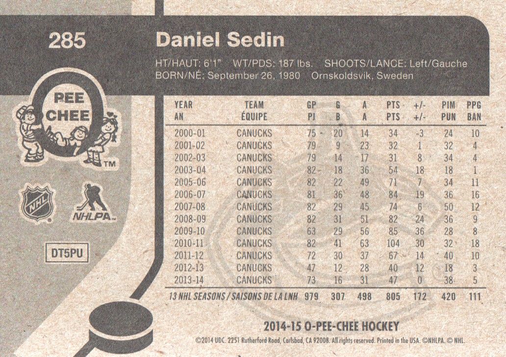 A4899- 2014-15 O-Pee-Chee Hk Retro Card #s 129-387 -You Pick- 15+ FREE US SHIP - Picture 279 of 447