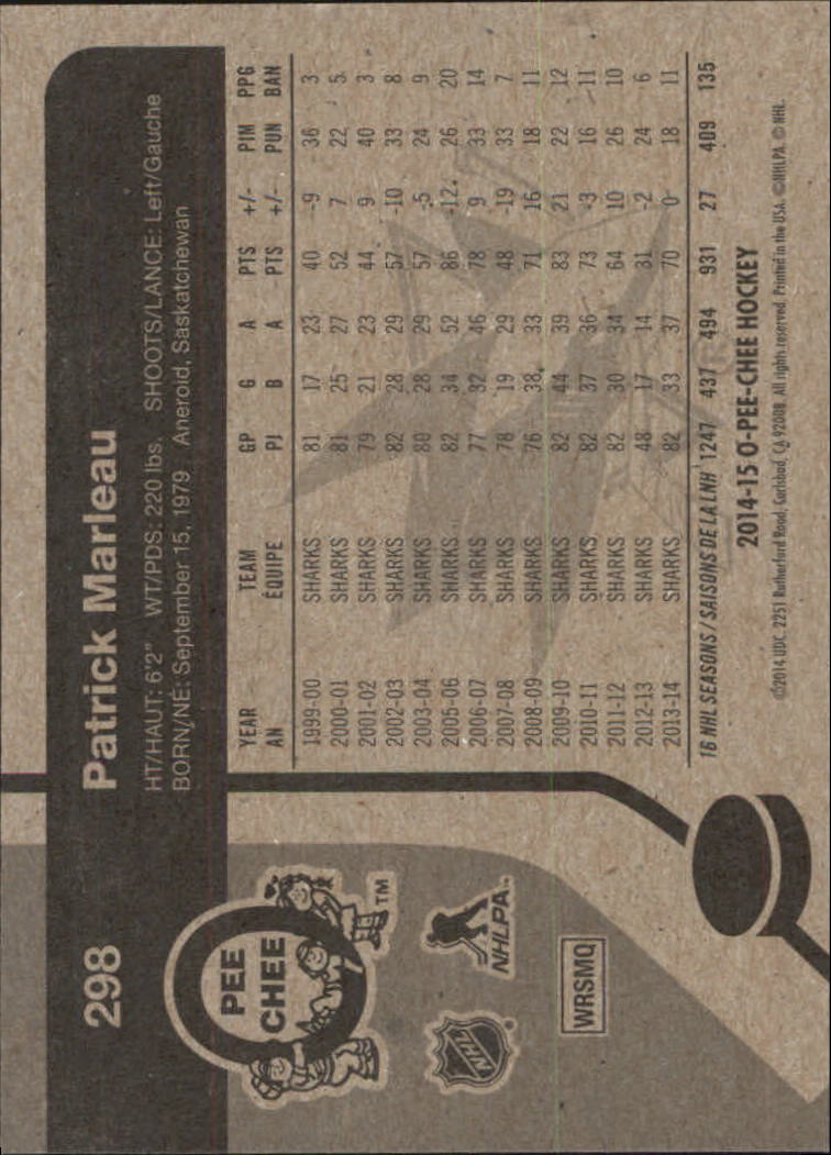 A4899- 2014-15 O-Pee-Chee Hk Retro Card #s 129-387 -You Pick- 15+ FREE US SHIP - Picture 305 of 447