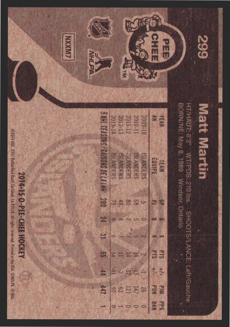 A4899- 2014-15 O-Pee-Chee Hk Retro Card #s 129-387 -You Pick- 15+ FREE US SHIP - Picture 307 of 447