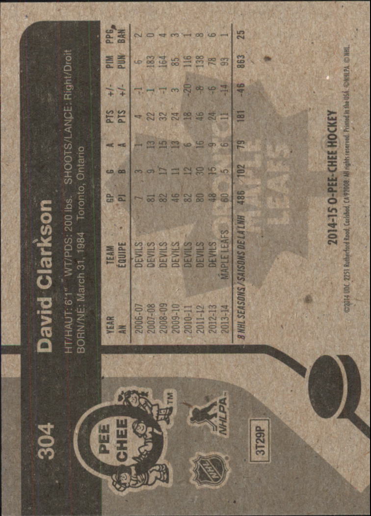 A4899- 2014-15 O-Pee-Chee Hk Retro Card #s 129-387 -You Pick- 15+ FREE US SHIP - Picture 315 of 447