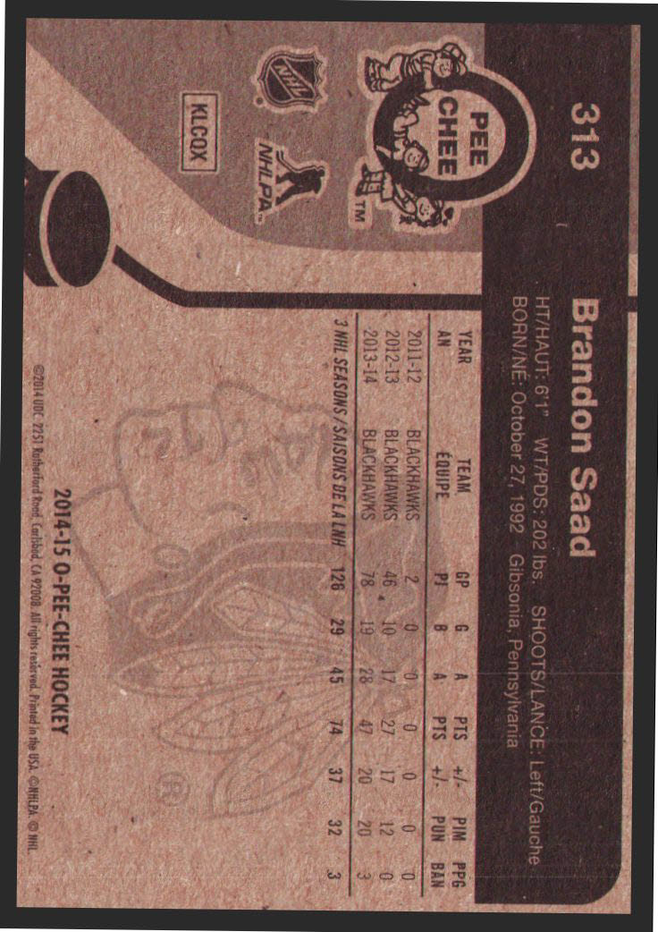 A4899- 2014-15 O-Pee-Chee Hk Retro Card #s 129-387 -You Pick- 15+ FREE US SHIP - Picture 333 of 447